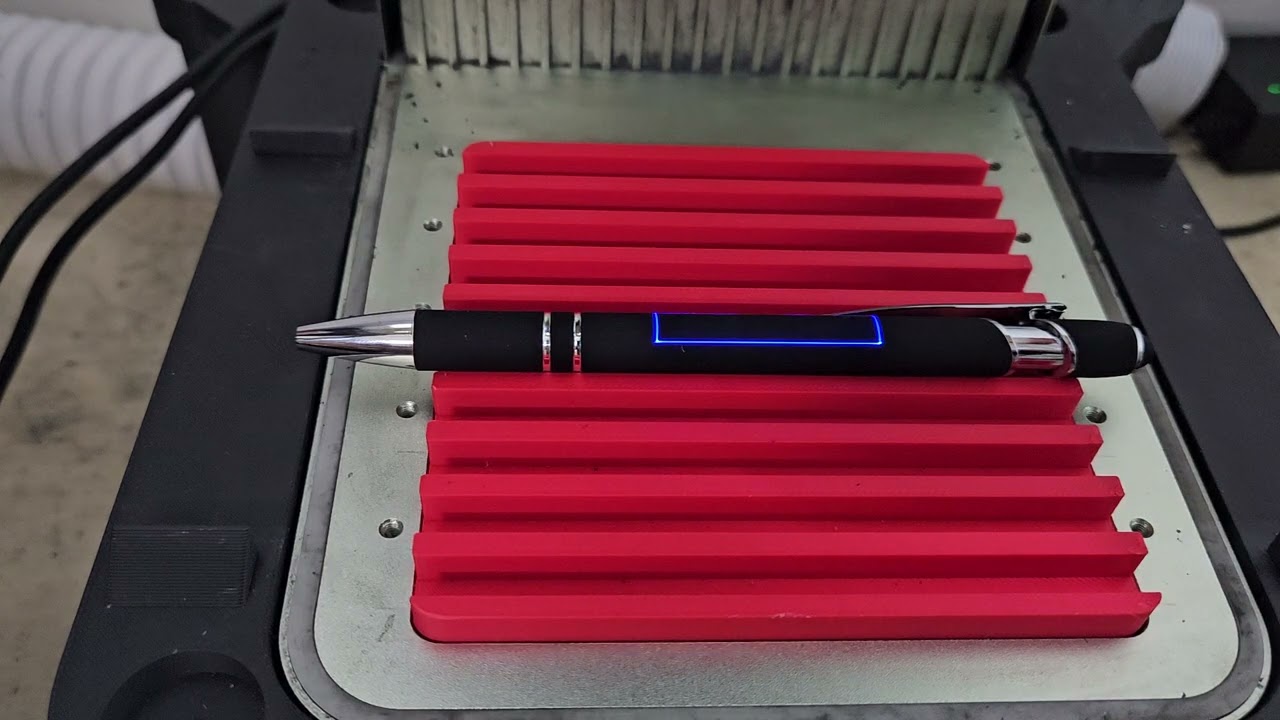Rubberized Soft touch Pens laser settings on F1