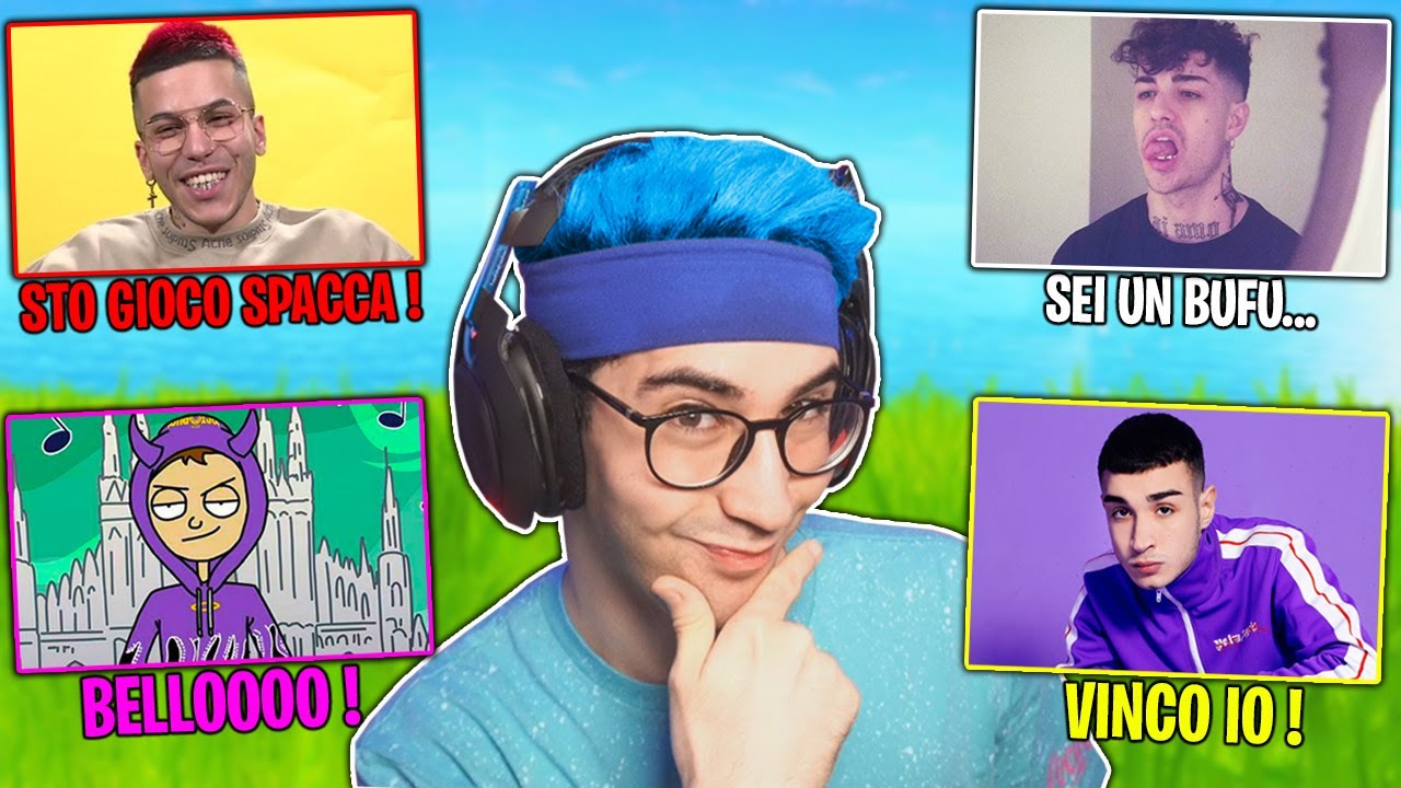 GIOCO con 4 TRAPPER FAMOSI a FORTNITE (100% AUTOTUNE)