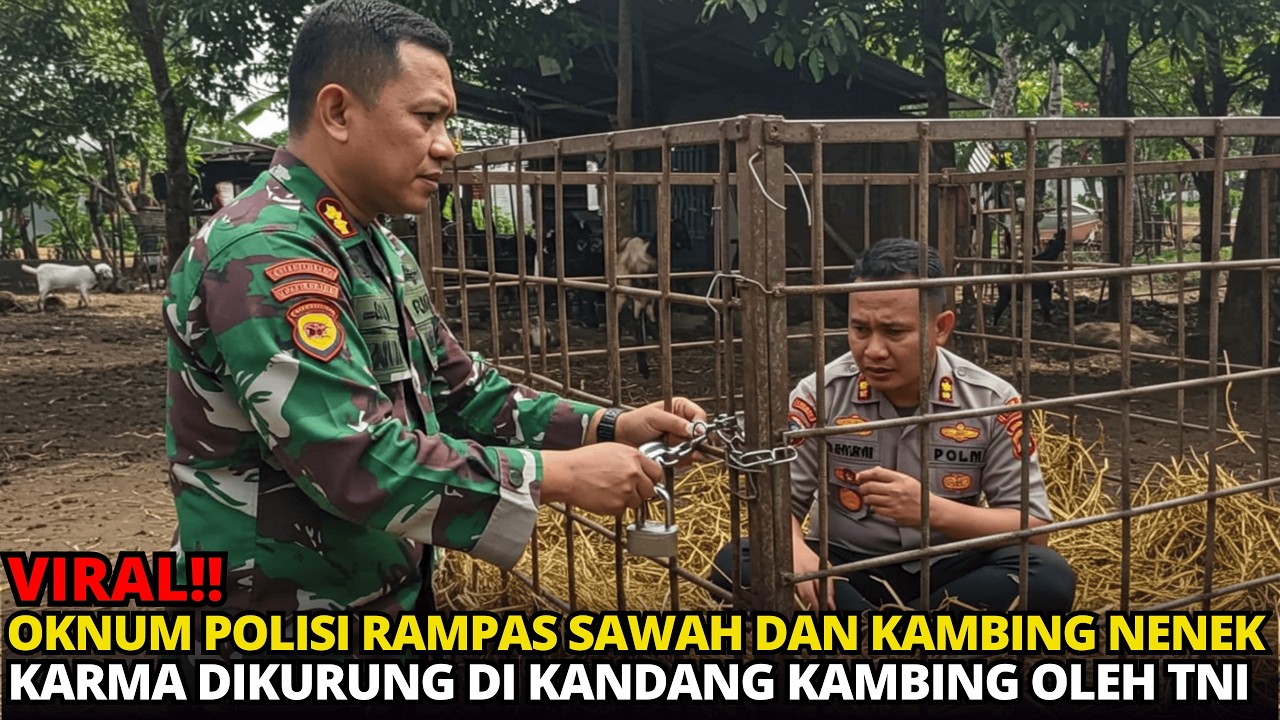 VIRAL❗ NASIB POLISI AROGAN YANG TEGA MENJEBAK NENEK! KINI DIPAKSA HIDUP DI KANDANG KAMBING?