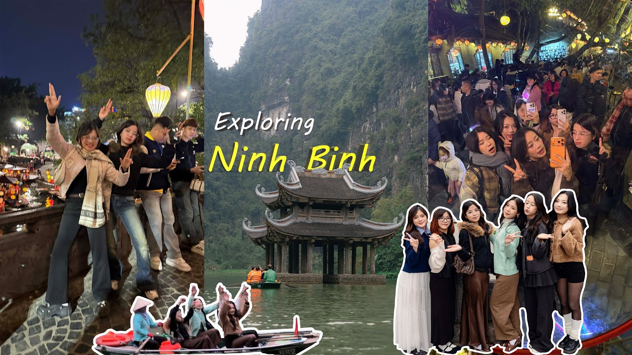 | vlog 01.26 | Trip to Ninh Binh - Quẩy sập cố đô trong 2 ngày 1 đêm