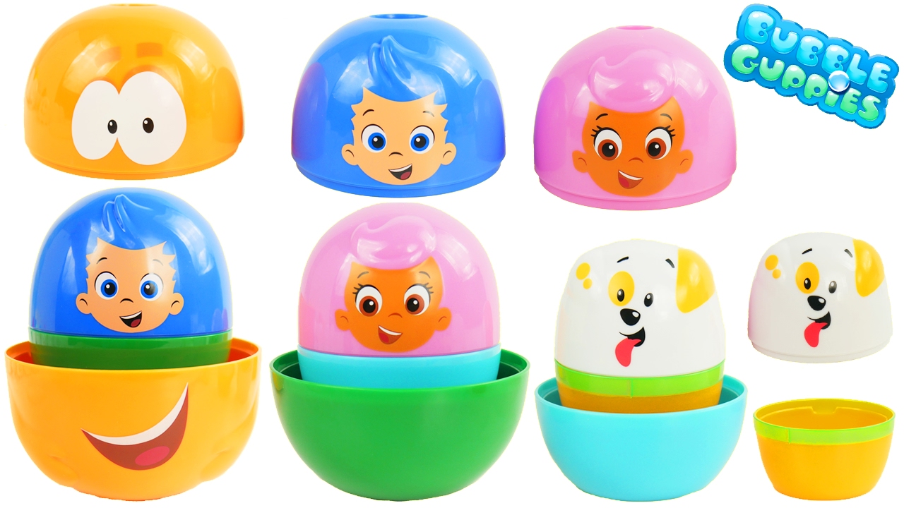 Bubble Guppies nesting dolls