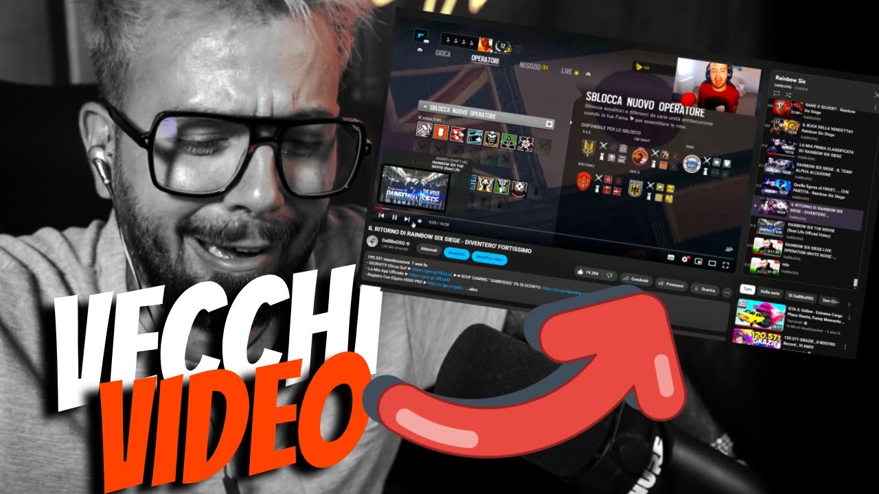 GABBO REAGISCE A SUOI VECCHI VIDEO *COMMOZZIONANTE*