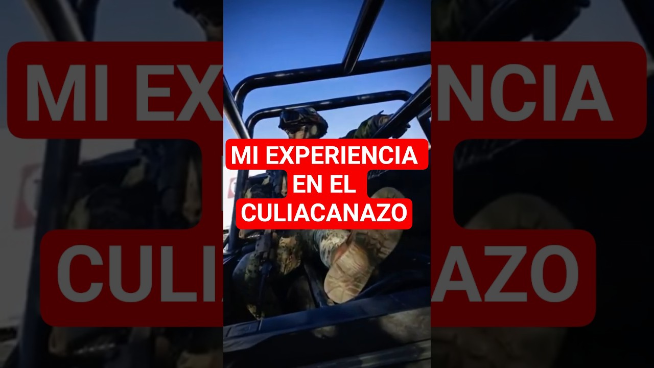 Estuve en el Culiacanazo&hellip; y mi compa termin&oacute; en un convoy de la ma&ntilde;a #short #shorts #viral #militar