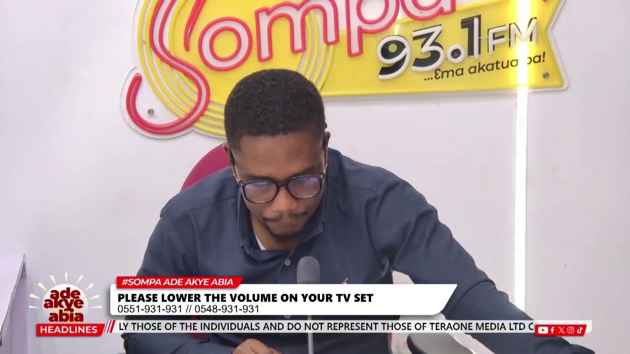 STREAM 2|| ADE AKYE ABIA WITH NANA KWAME NKWANTABISA ON SOMPA 93.1FM/TV || 19/02/26