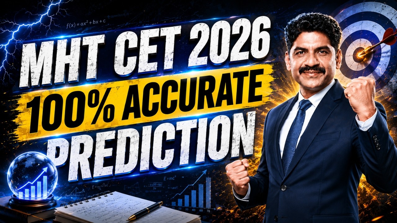 100% Accurate Prediction In MHT CET 2026 | Sahyadri Tutorials | Mahesh Sir