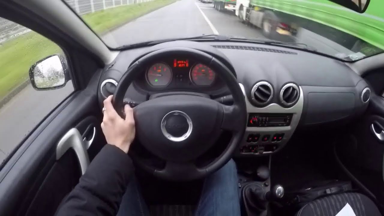 Dacia Sandero 1.4 MPI (2010) - POV Drive