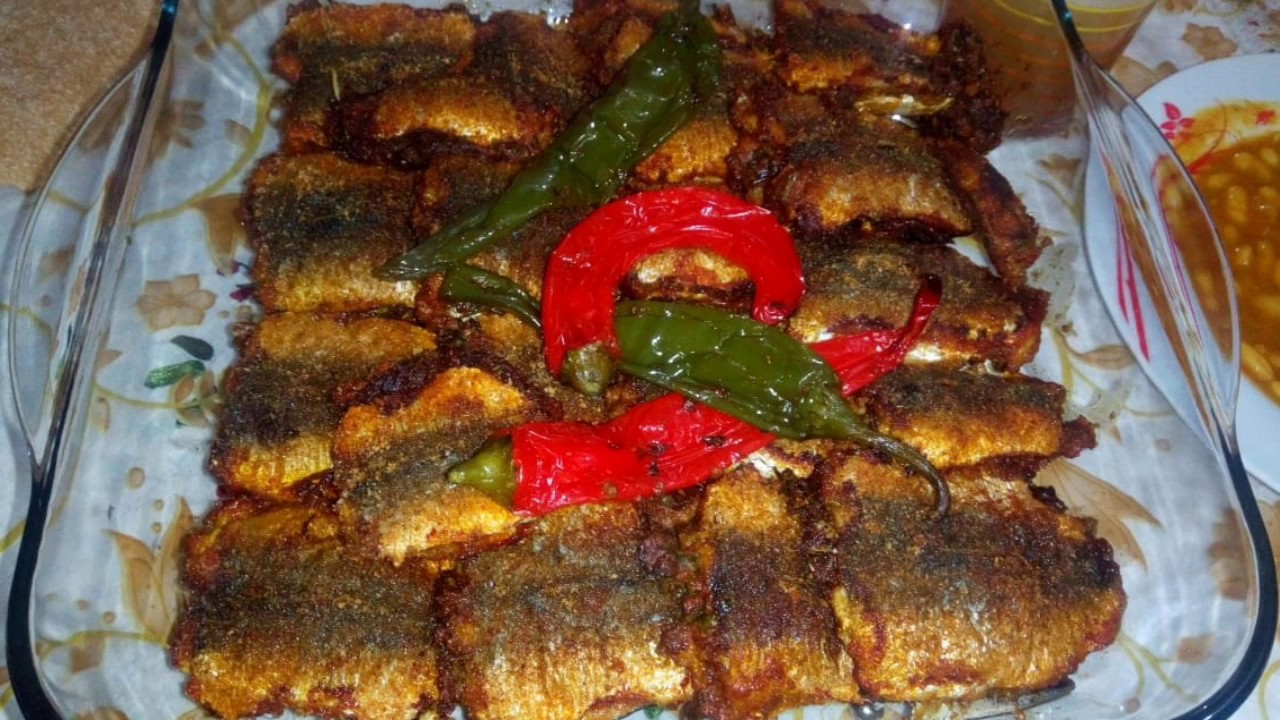 سردين في الفرن كأنه مقلي بحشوة رائعة Sardines farcies et rôties au four