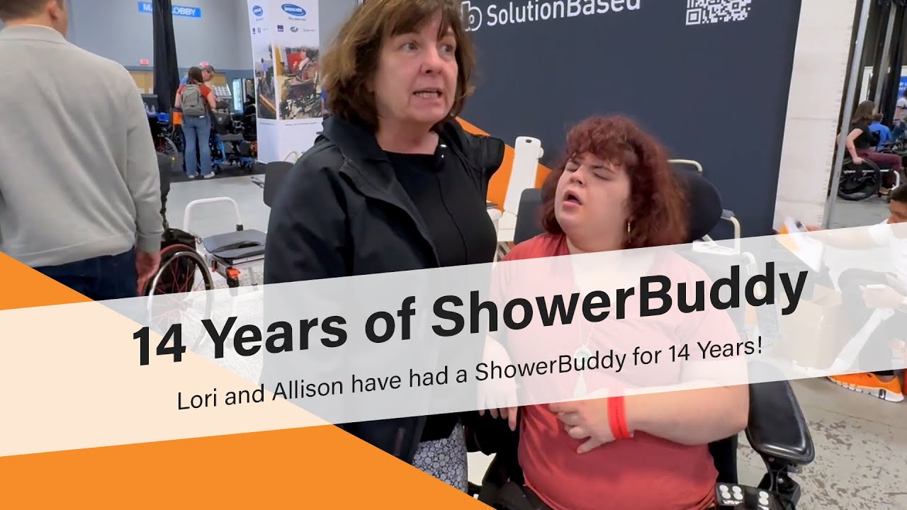 Lori and Allison have been using a ShowerBuddy for 14 Years!