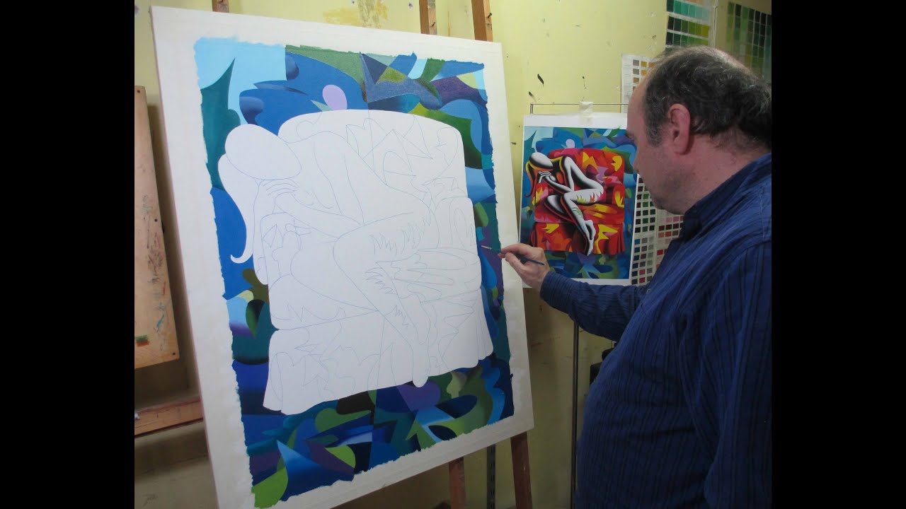 28-Corso di pittura con colori ad olio-copia del quadro (prima parte)