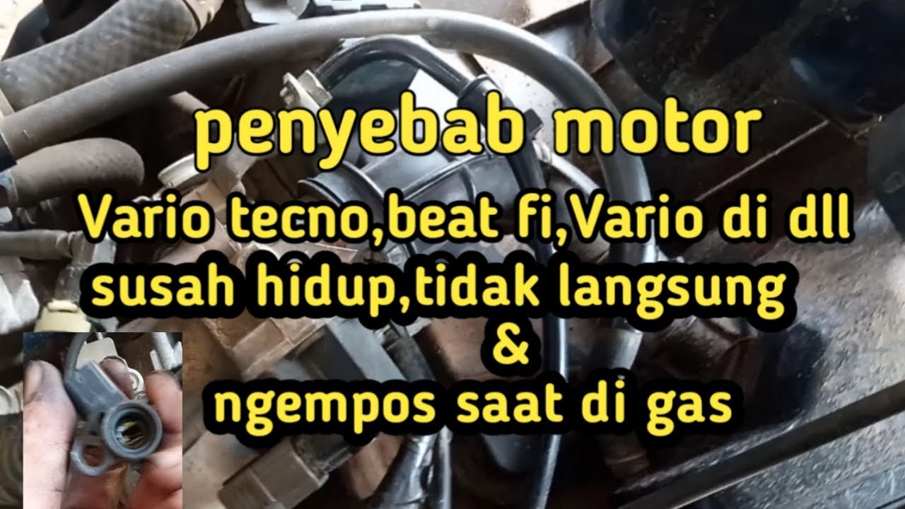 TERNYATA INI PENYEBABNYA,VARIO TECHNO 125 FI BEREBET DAN NGEMPOS