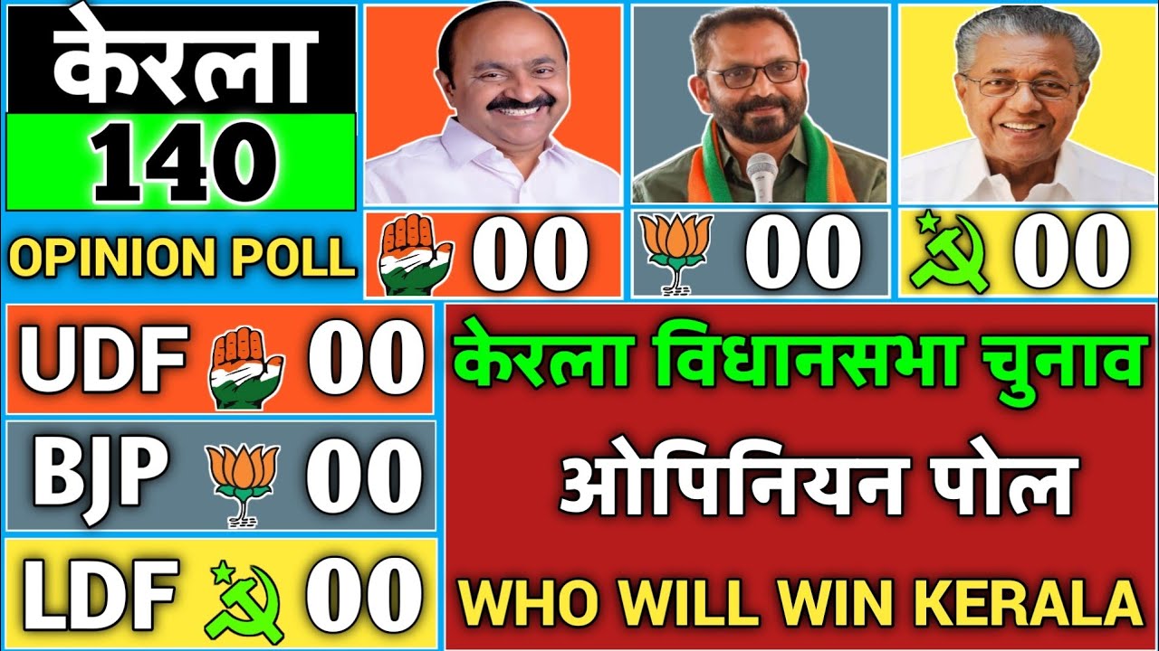 Kerala Vidhansabha Chunav 2026 | Kerala Assembly Election Opinion Poll | Who will win?