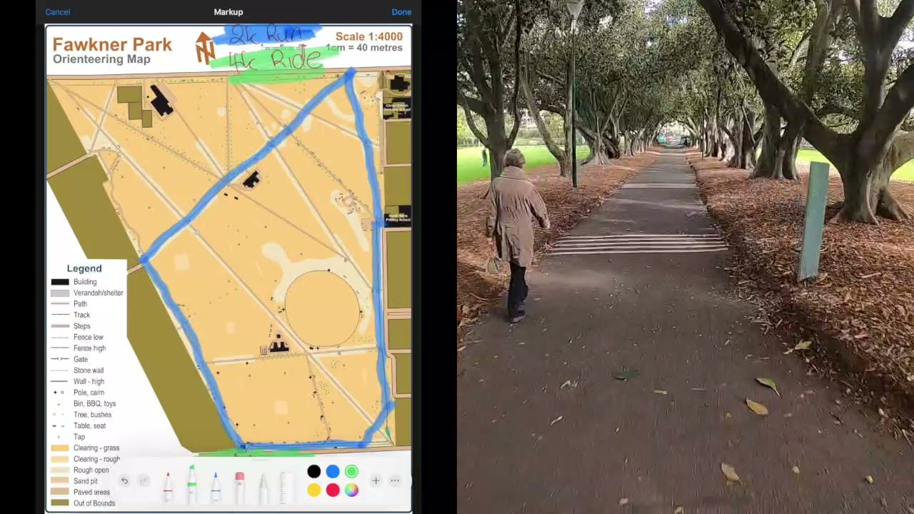 Biathlons in Fawkner Park - track 4