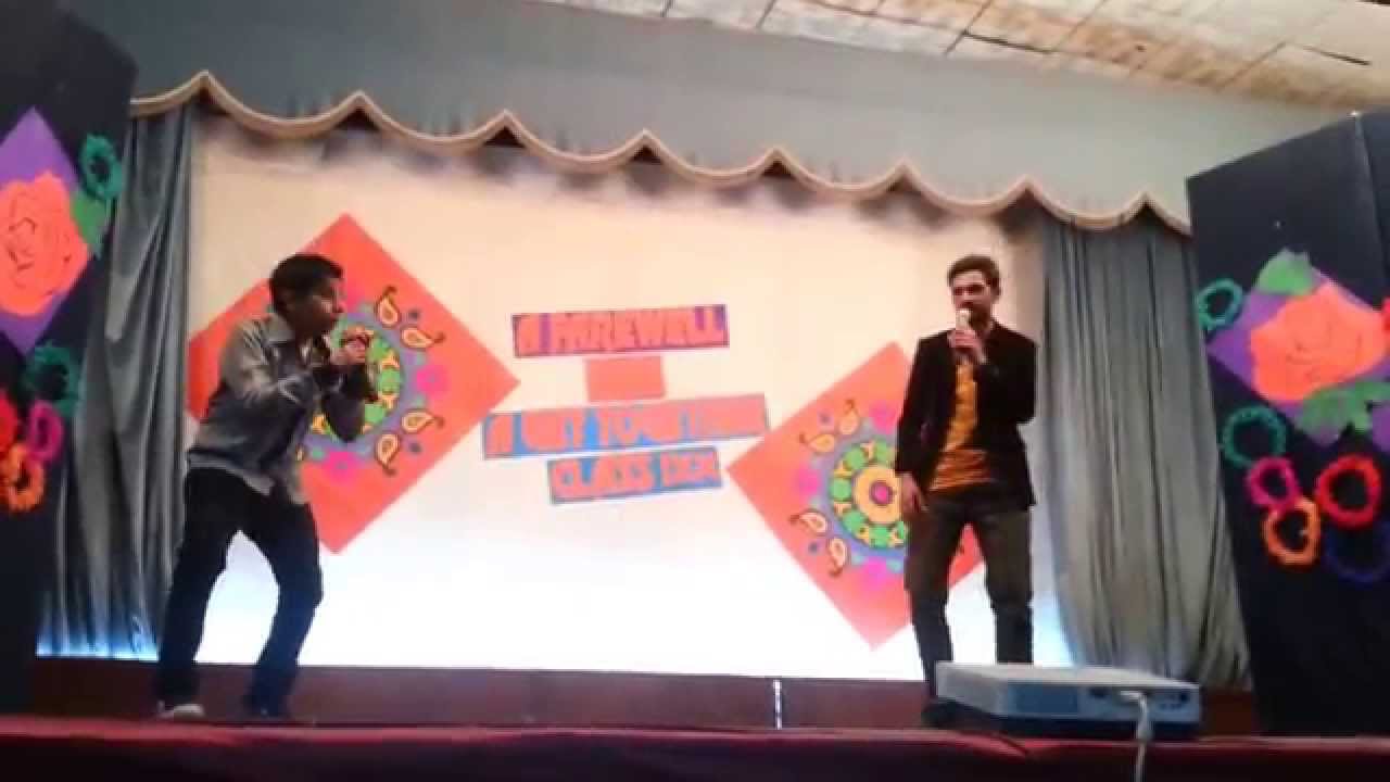 Funny Comedy performance on farewell party at Fazaia Inter College 2013 (Urdu/Hindi)