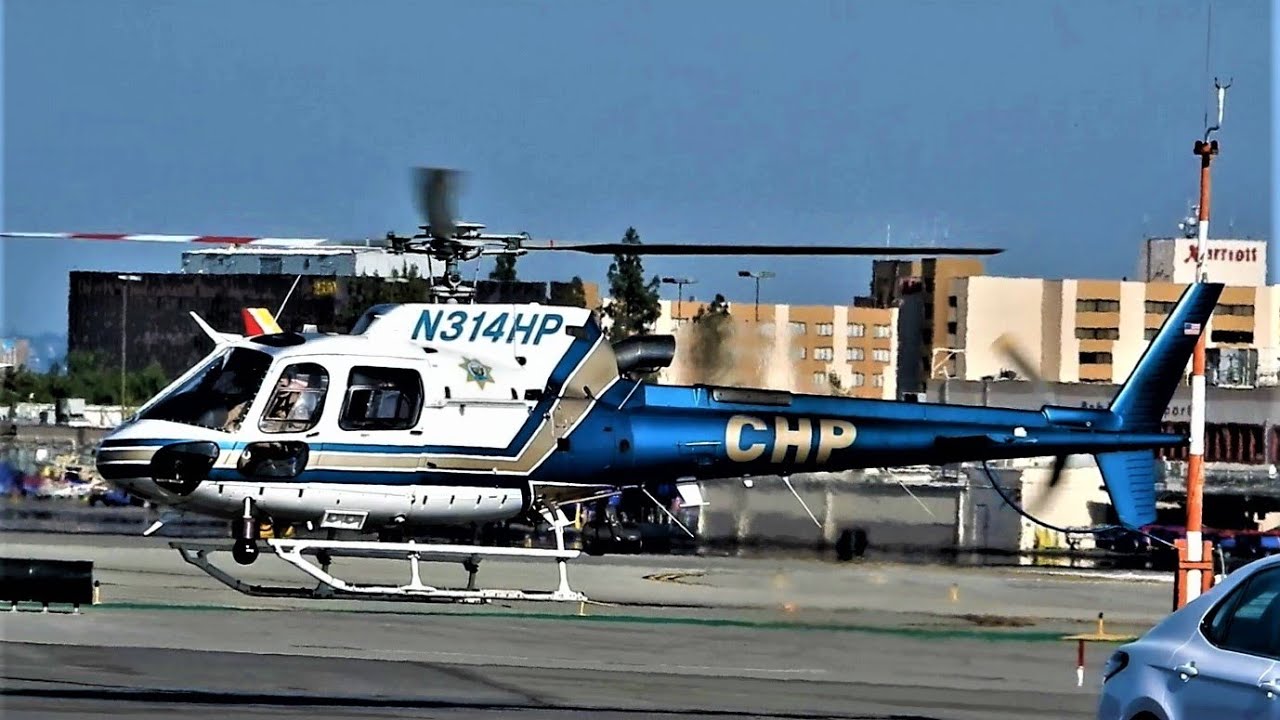 CHP AS350 California Highway Patrol N314HP President Biden Summit of the Americas Airbus H125