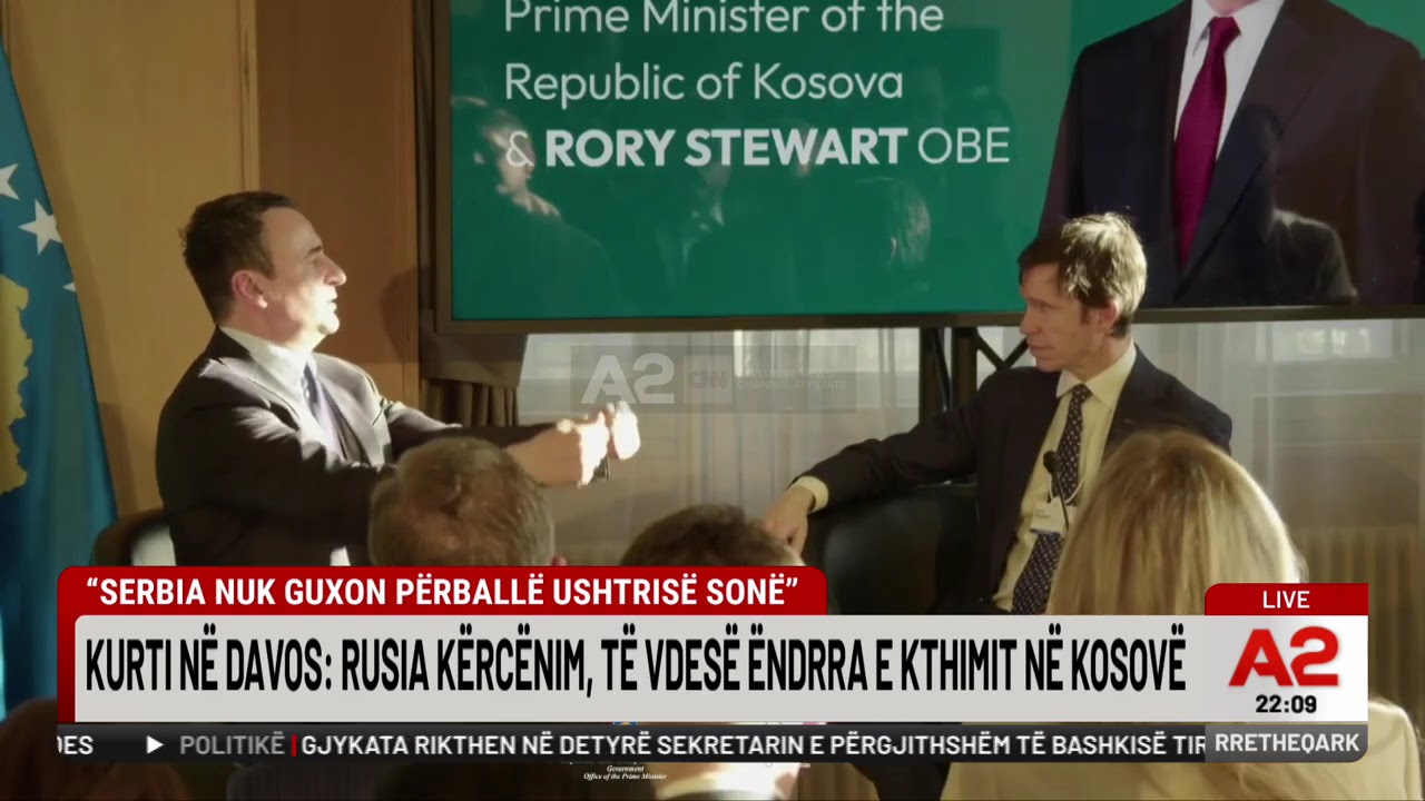 “Serbia nuk guxon përballë ushtrisë sonë”, Kurti në Davos: Rusia kërcënim