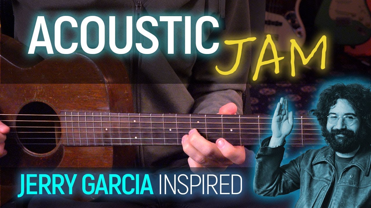 Acoustic Jam: Acoustic lead inspired by Jerry Garcia - Guitar Lesson - EP595