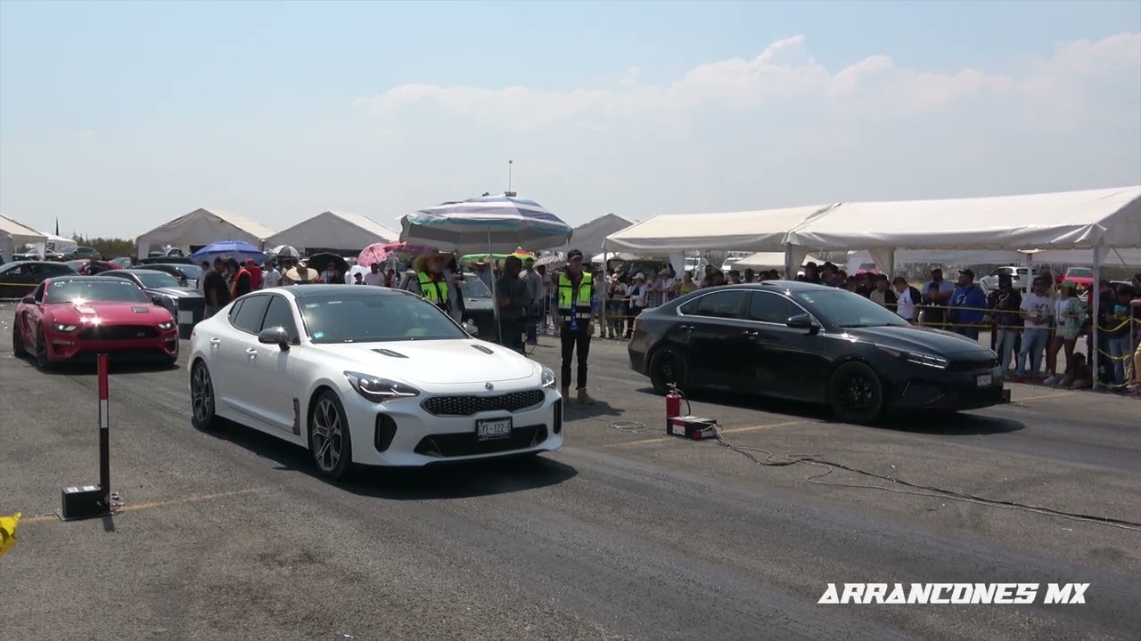 Kia Forte GT vs Kia Stinger | Drag Racing