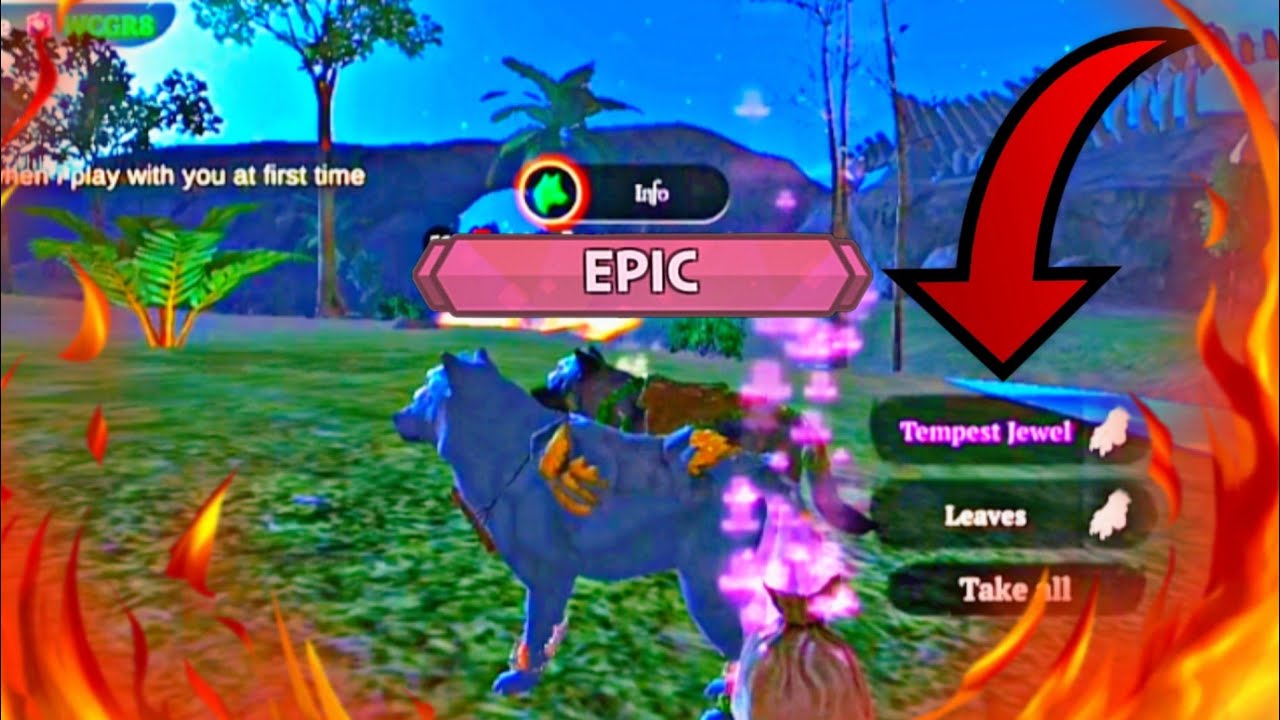 I Get Epic item with MINI MEG || THE WOLF
