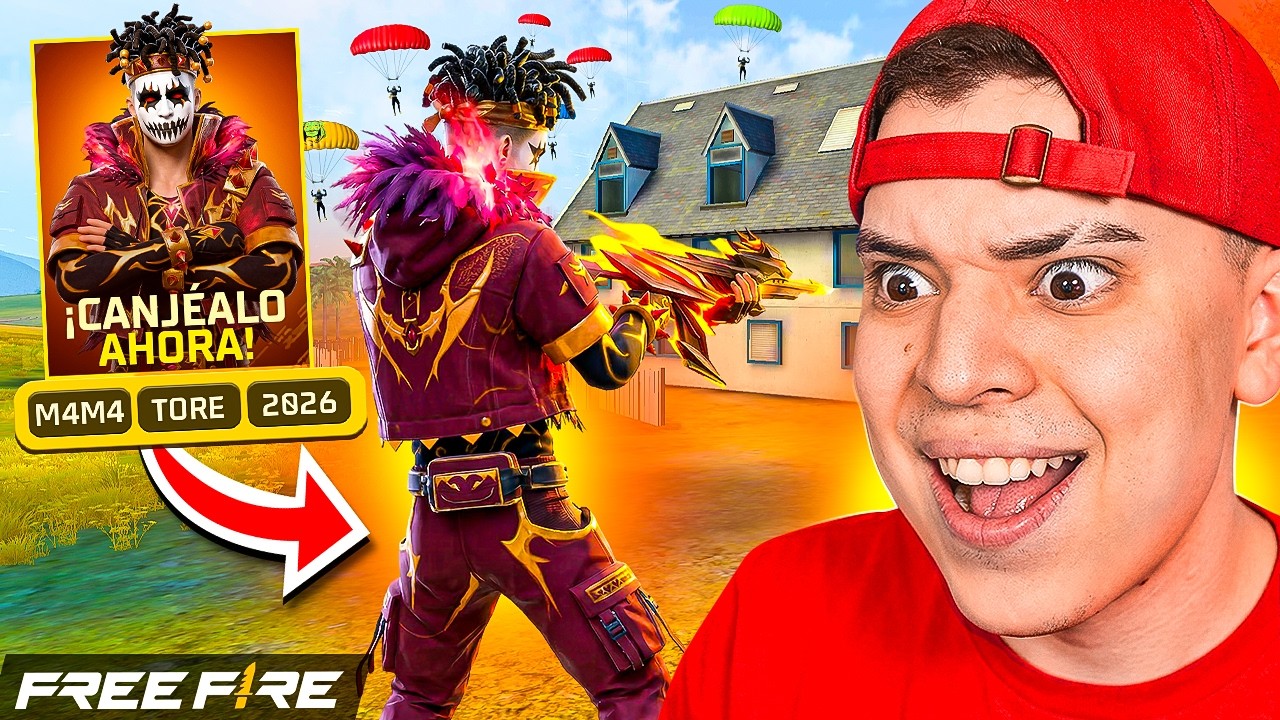 ¡REGALANDO LA NUEVA SKIN LEGENDARIA EN FREE FIRE ! * DEVORADOR DE TESOROS * !