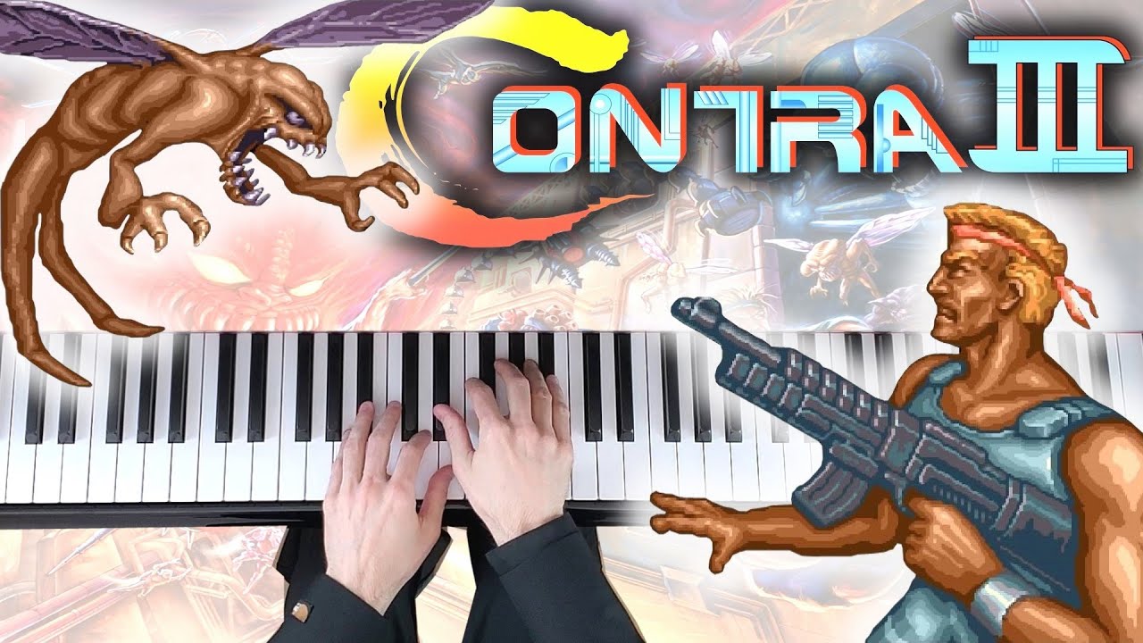 🎵 Contra III – Stage 3: Battle Runner | 🎹 Piano cover (with Sheet Music & MIDI)