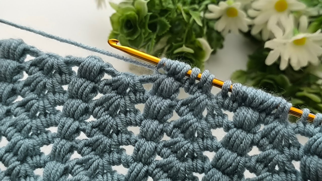 So easy 💥 Tunisian crochet baby blanket and cardigan pattern #knitting #crochet