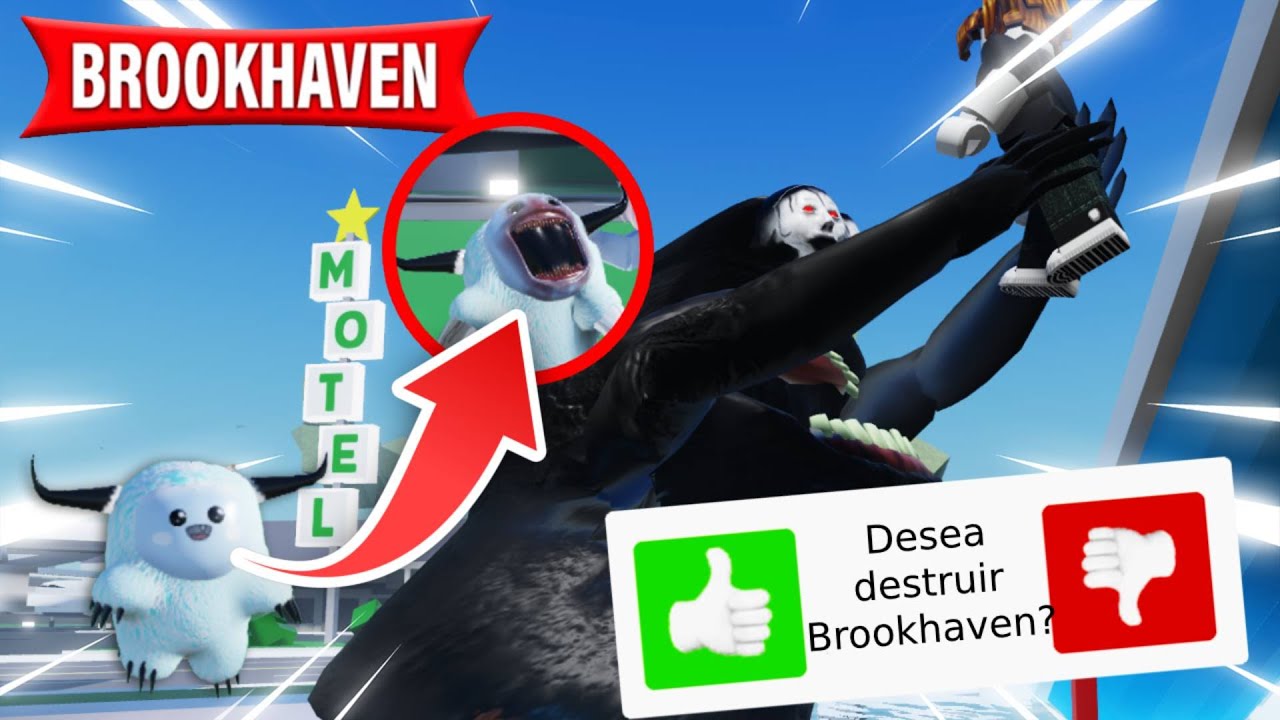 BROOKHAVEN en PELIGRO por INVASIÓN de NUEVOS MONSTRUOS ATERRADORES! 👹 Roblox