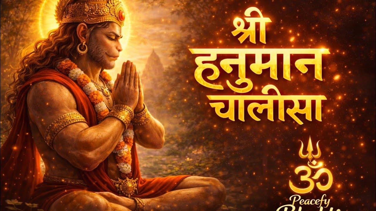 Shri Hanuman Chalisa | शांत  ध्यान में बजरंगबली |संकट मोचन हनुमान | श्री हनुमान चालीसा