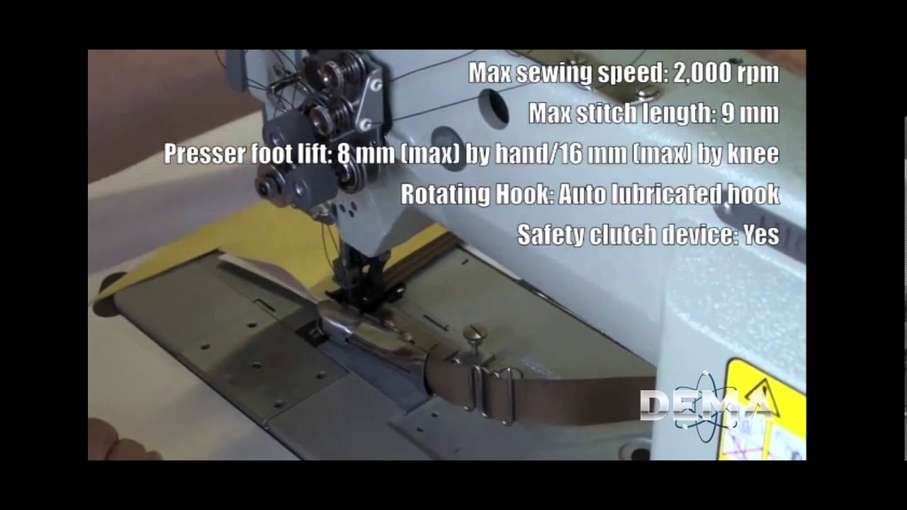 Highlead GC20618-2 Walking Foot Double Needle Industrial Sewing Machine