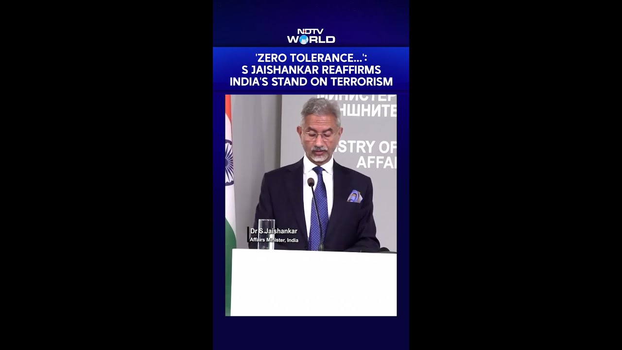 S Jaishankar In Bulgaria | 'Zero Tolerance...': S Jaishankar Reaffirms India's Stand On Terrorism