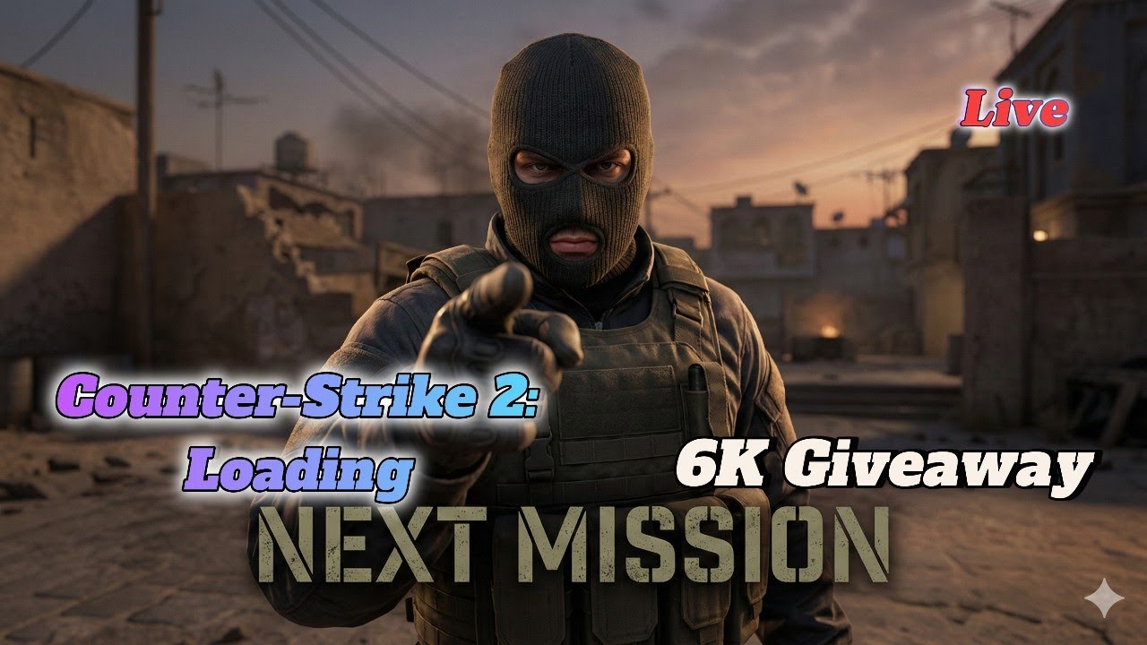 Counter-Strike 2: Loading Next Mission... 6K Subs Giveaway #shorts #cs2 #gaming #fps #funny