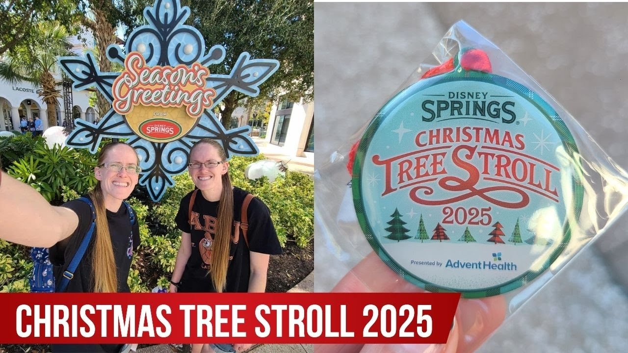 2025 Christmas Tree Stroll at Disney Springs!