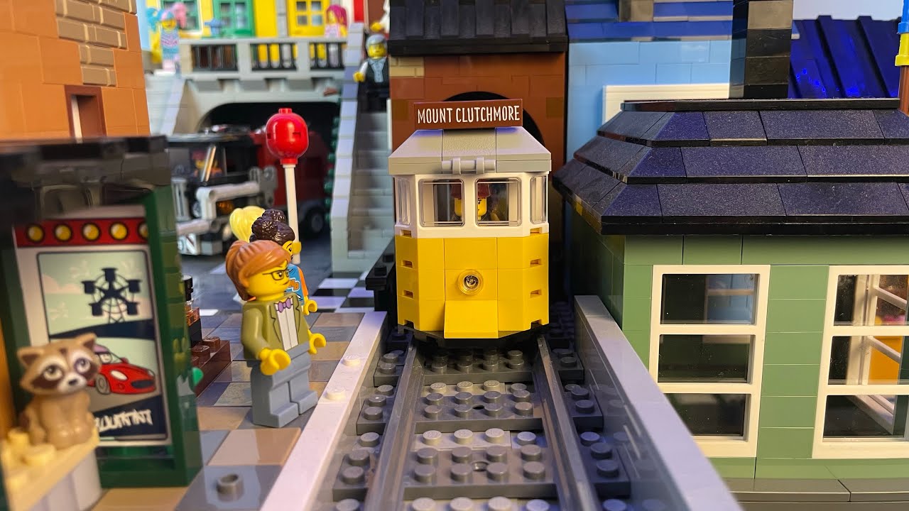 AMAZING Train tunnel for my tram! LEGO city update