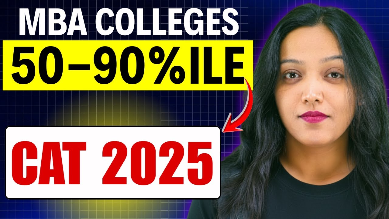 Top MBA Colleges At 50-90%ile In CAT 2025 | Bschools At Low CAT Percentile #mba #cat2025