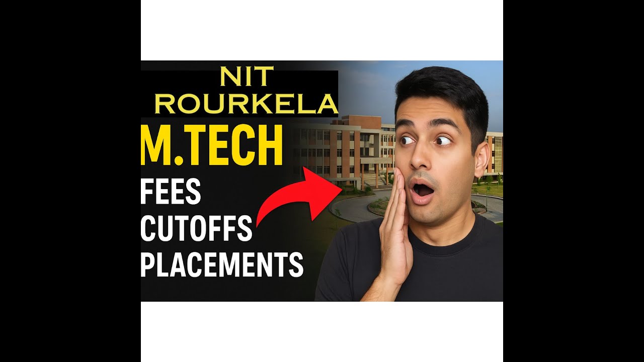 NIT Rourkela MTech 💥 Avg Package, Fees & CCMT Cutoff EXPLAINED! @gatewitharmaan