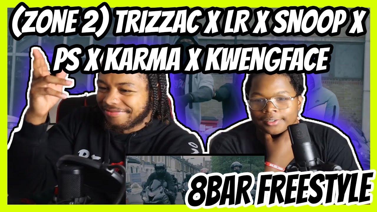 THEY KILLED IT! (Zone 2) Trizzac X LR X Snoop X PS X Karma X Kwengface - 8Bar Freestyle REACTION