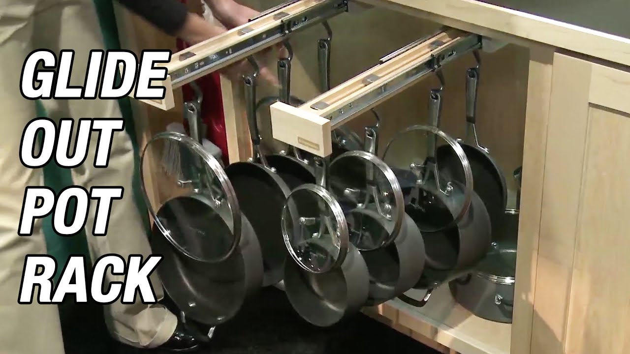 Glide-Out Rack for Pots, Pans and More