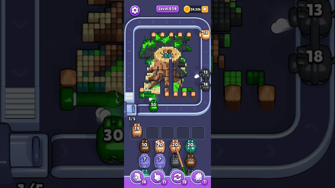 Pixel Flow level 654