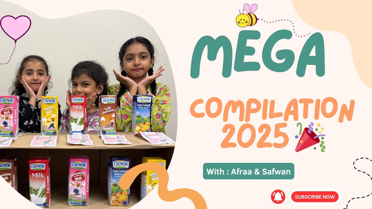 Afraa & Safwan Mega Challenge Video | Funny & Crazy Moments