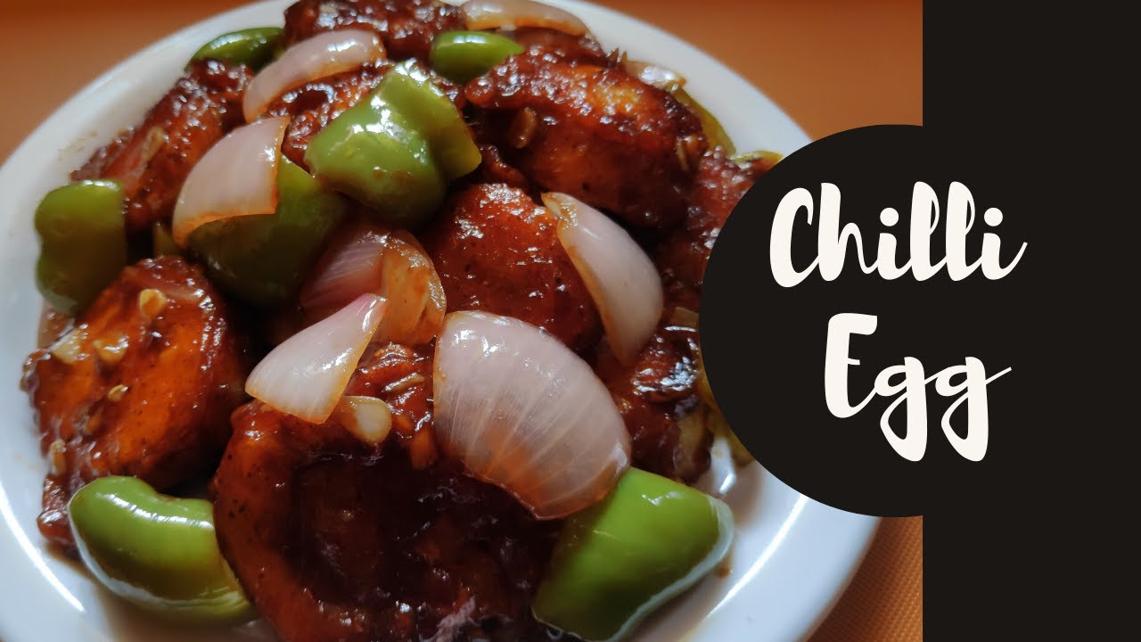Chilli Egg Recipe | How To Make Chilli Egg Recipe at Home | Spicy Chilli Egg Recipe | Anda Chilli