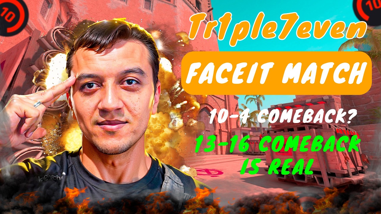 CS2 FACEIT 10-4 Comeback ?  YEAHH COMEBACK 13-16 WhATTA F**** #cs2 #csgo #cs2live #gaming
