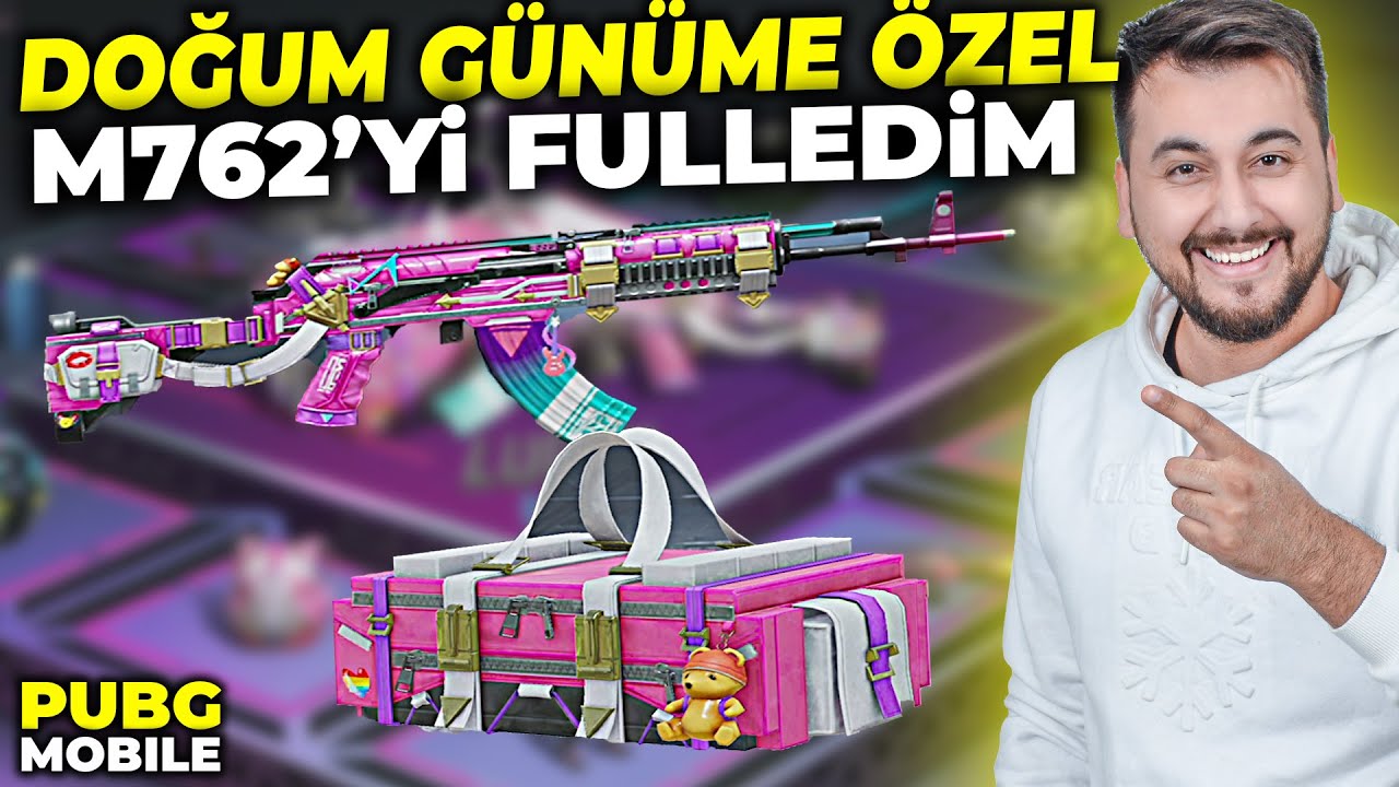 DOĞUM GÜNÜME ÖZEL M762Yİ FULLEDİM! / PUBG MOBILE