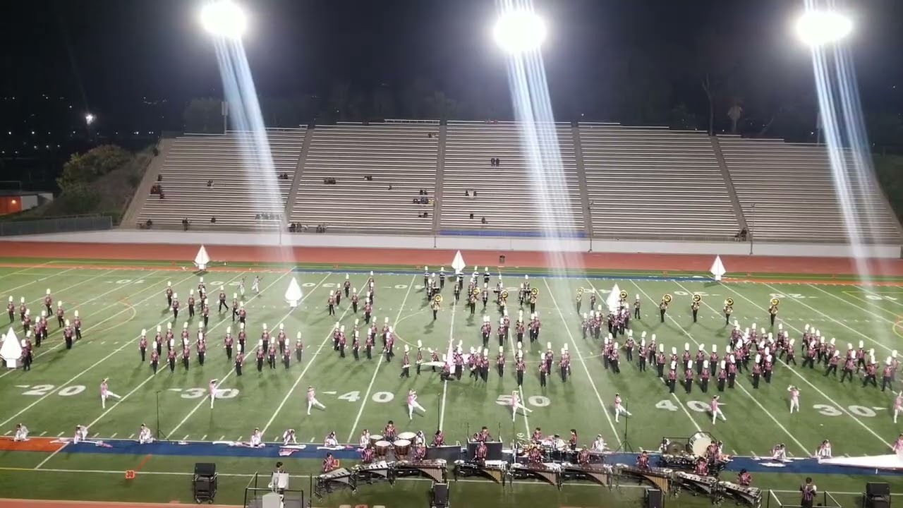 Arcadia HS Marching Band performing at '25 SCSBOA Field Championships