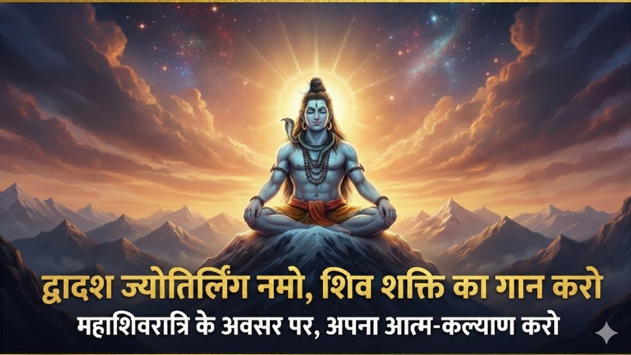 Powerful 12 Jyotirlinga Stotram | Dwadash Jyotirlinga Namo | Maha Shivratri 2026 Special