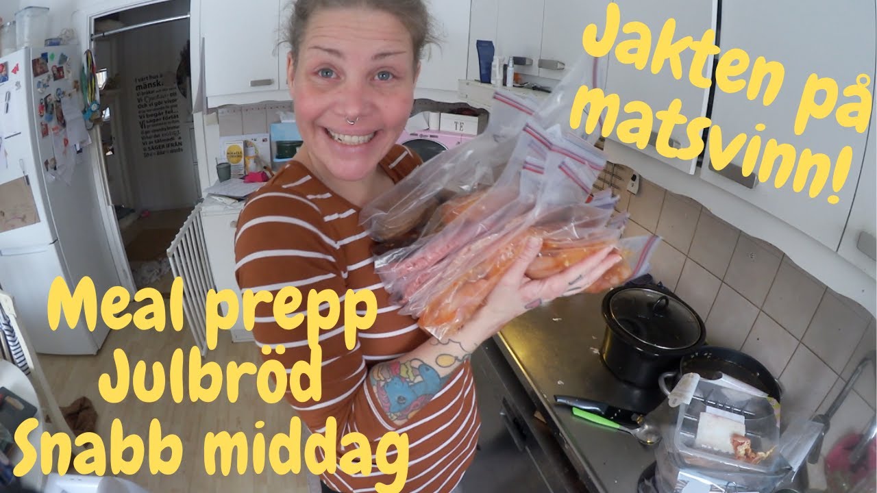 Jakten på matsvinn / mealprepp / julbröd/ mer från grunden!