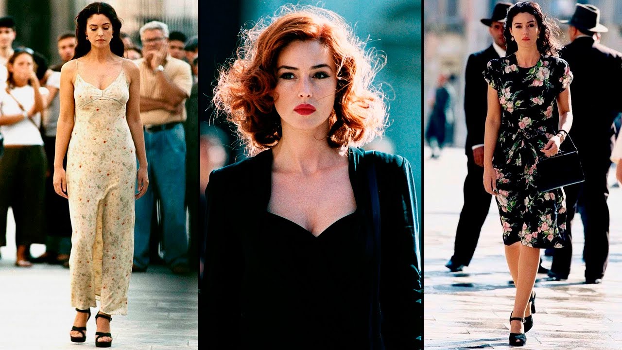 All of Monica Bellucci's outfits (as Malèna Scordia) in Malèna (2000)