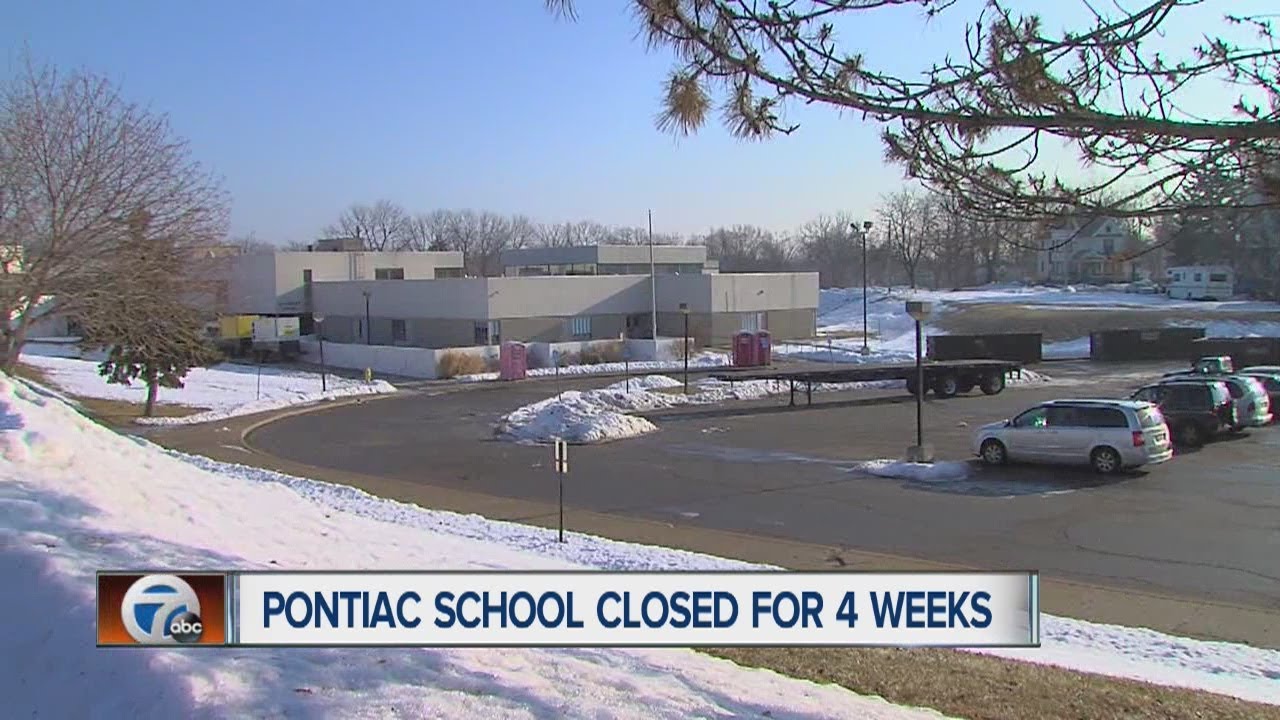 Pontiac school closed 4 weeks