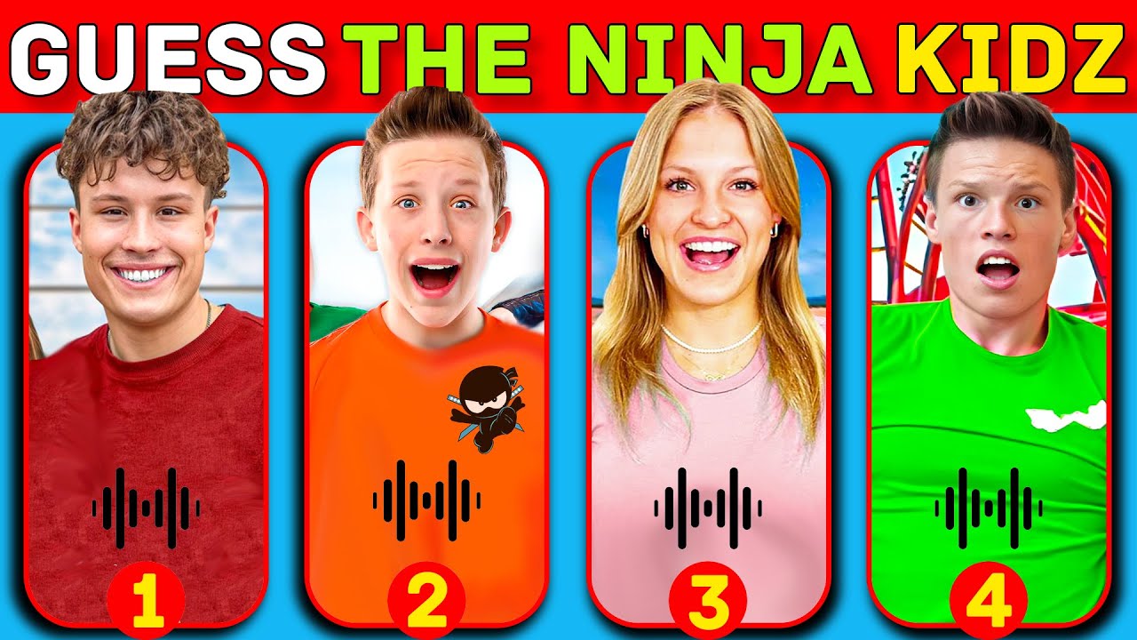 FAST QUIZ Battle! Can You Guess the Ninja Kidz  Members?