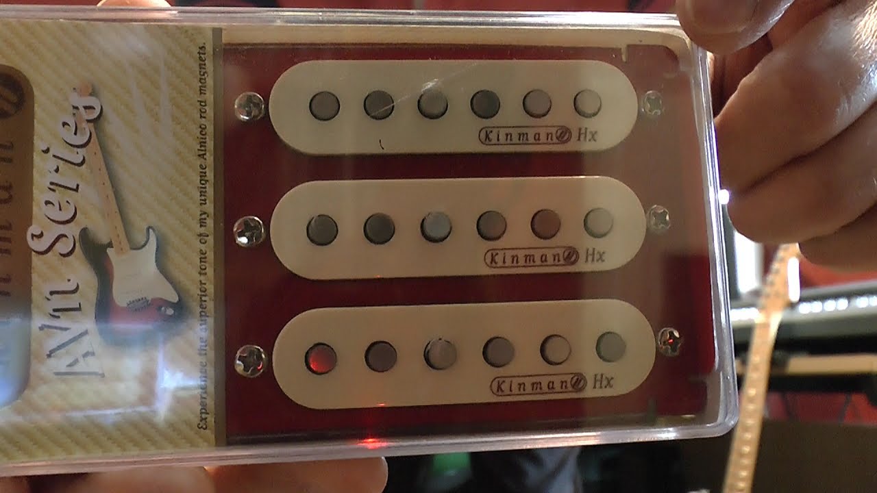 Kinman Blues Set Pickups versus Seymour Duncan Everything Axe Pickup Set