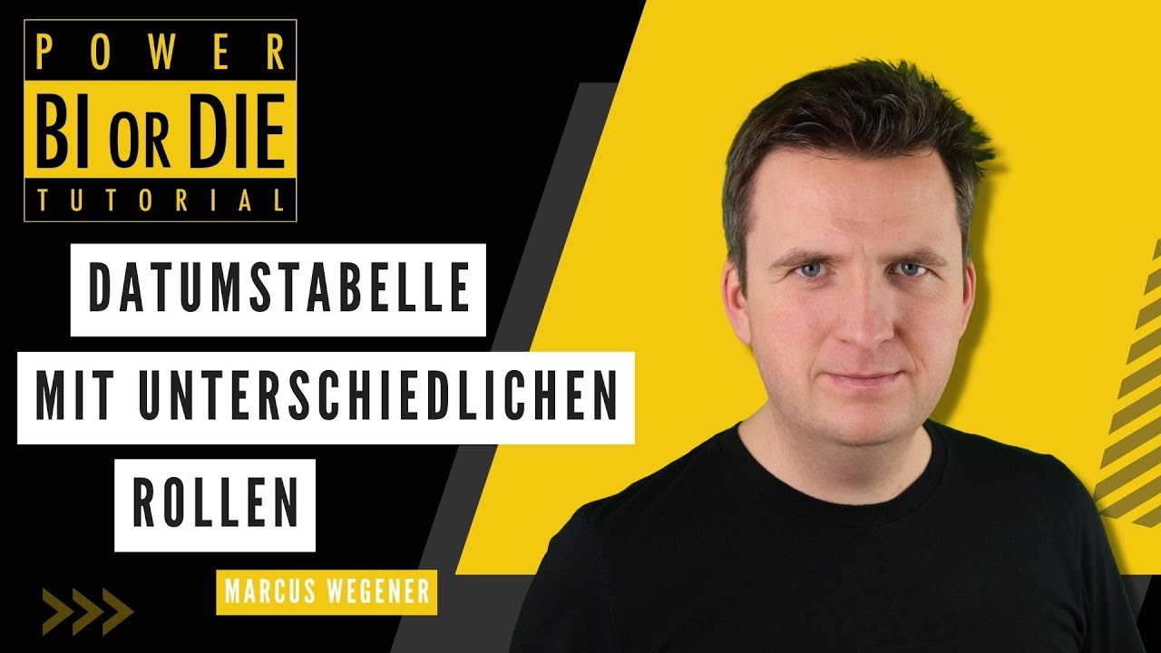 Datumstabelle mit unterschiedlichen Rollen | Power BI Tutorial