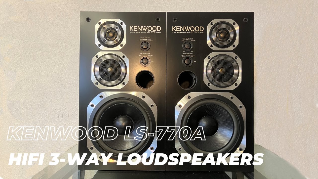 Kenwood LS-770A Rare HiFi Loudspeakers